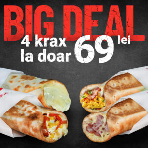 4 krax - PREMIERĂ ISTORICĂ: Krax pune primul billboard digital din România cu o maie